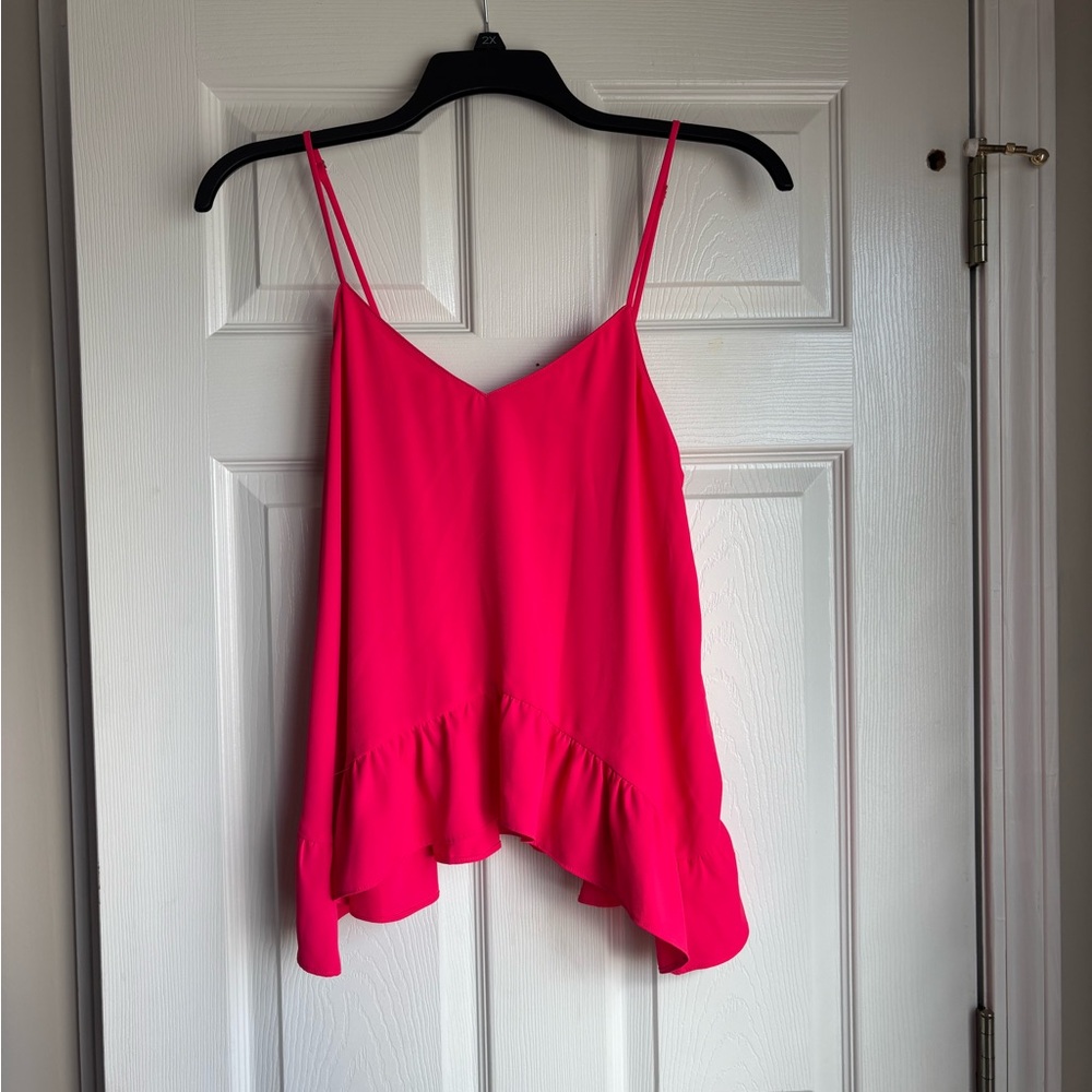 Amanda Uprichard Hot Pink Camisole